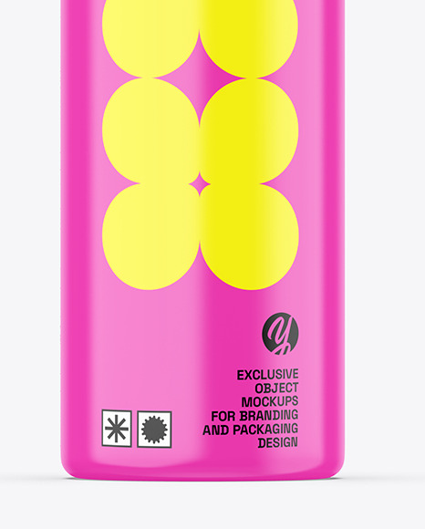 Glossy Spray Bottle Mockup