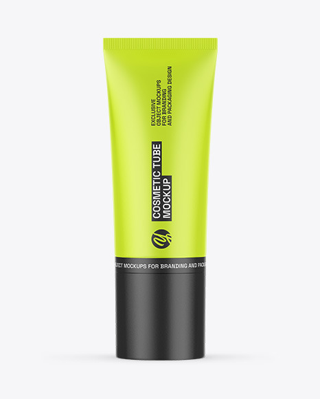 Matte Cosmetic Tube Mockup