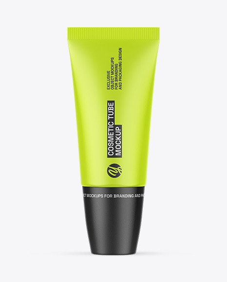 Matte Cosmetic Tube Mockup