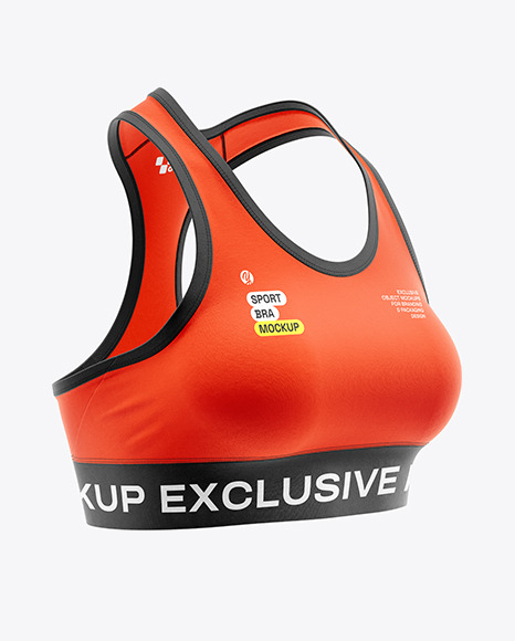 Women&#039;s Sports Bra Mockup