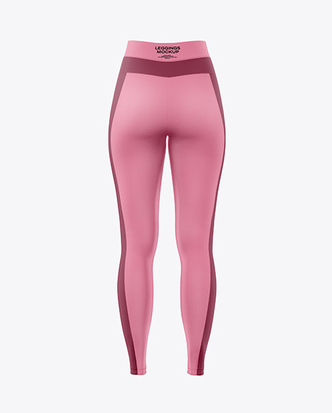 Women’s Leggings Mockup - Back View