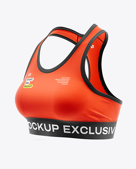 Women&#039;s Sports Bra Mockup