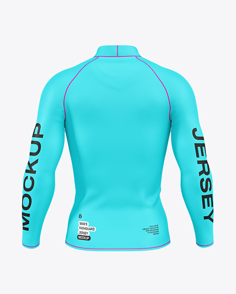 Men&#039;s Rashguard Jersey Mockup