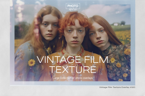 Vintage Film Texture Effect Overlays