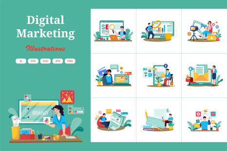 M727_Digital Marketing Illustration_Part 01