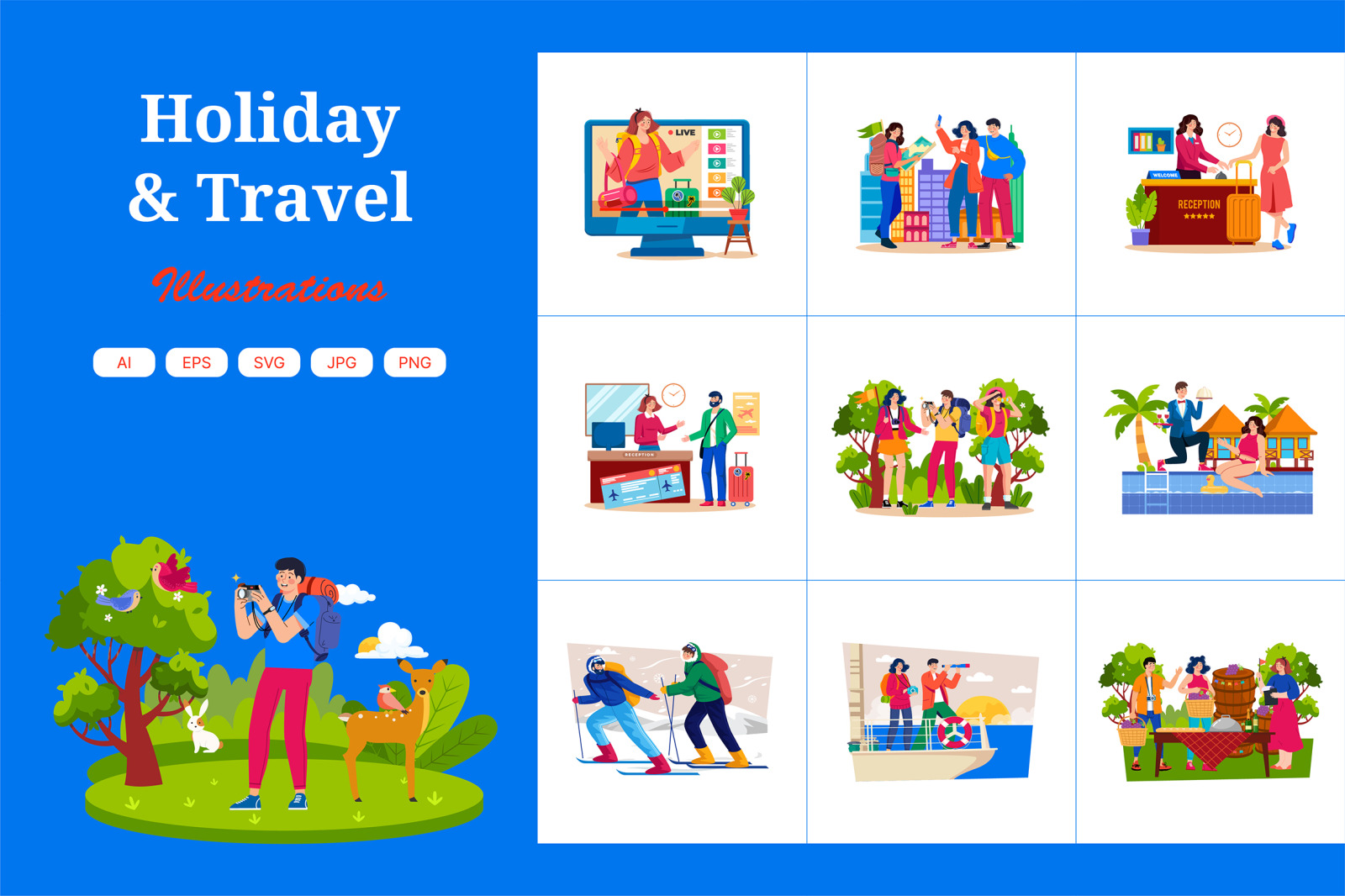M728_Holiday & Travel Illustration_Part 01