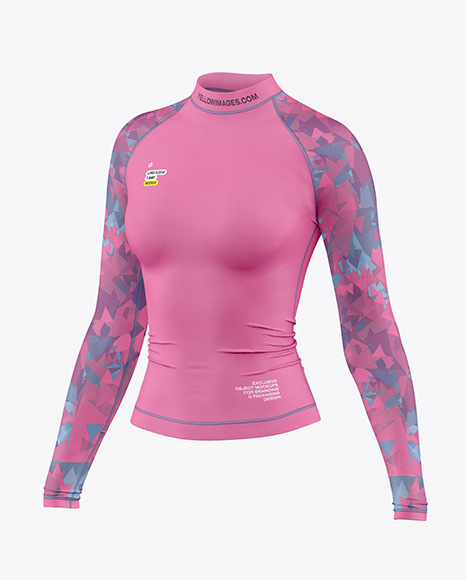 Long Sleeve Compression T-Shirt Mockup