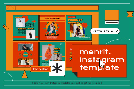 Menrit 90s Instagram Template