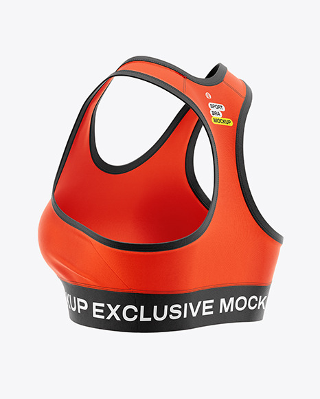 Women&#039;s Sports Bra Mockup