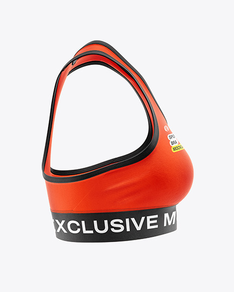 Women&#039;s Sports Bra Mockup
