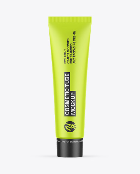 Matte Cosmetic Tube Mockup