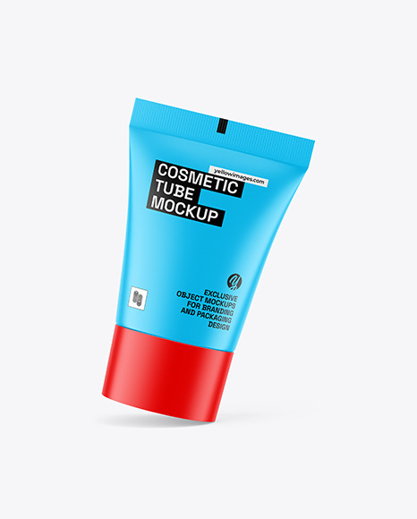 Matte Cosmetic Tube Mockup