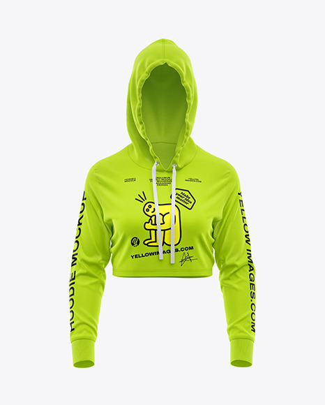 Cropped Hoodie Mockup