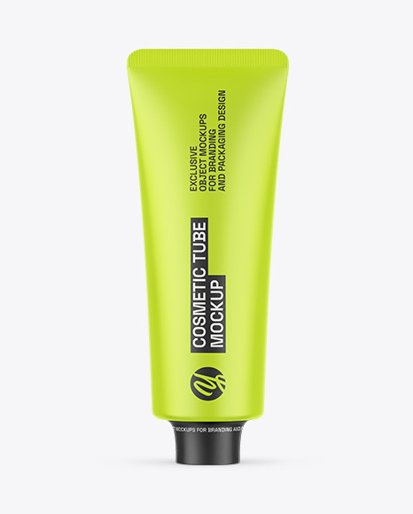 Matte Cosmetic Tube Mockup