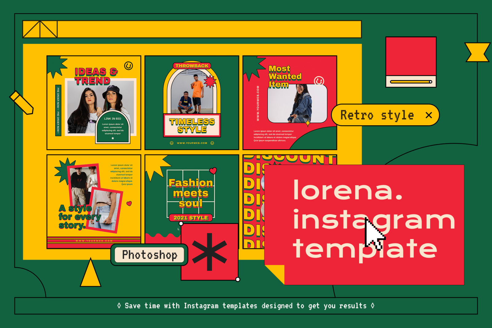 Lorena Y2k Instagram Templates Lorena Y2k Instagram Templates