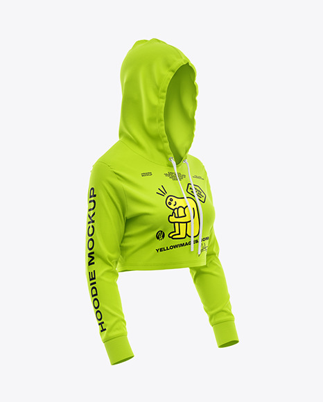 Cropped Hoodie Mockup