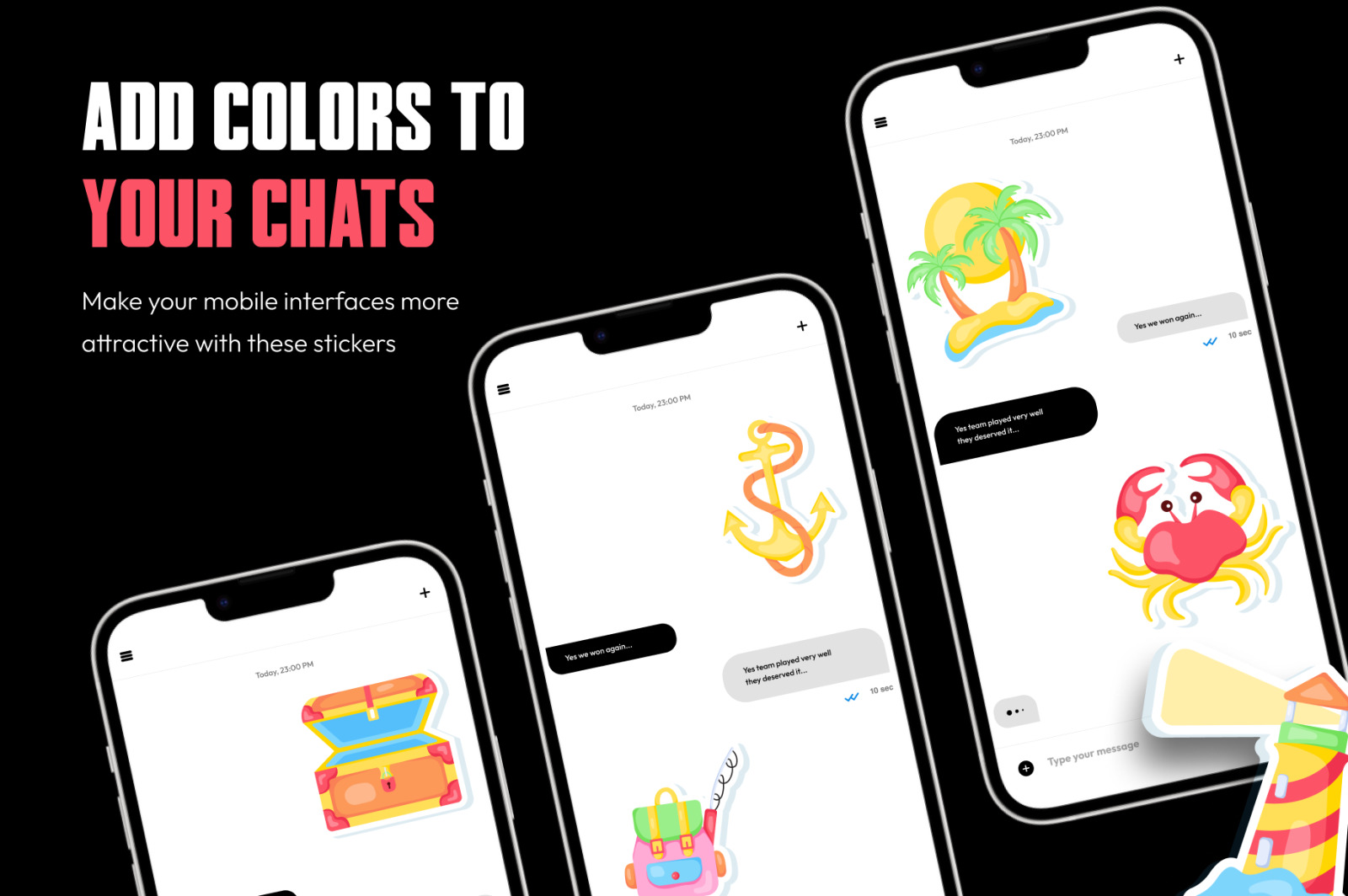 Animated Fishing Stickers