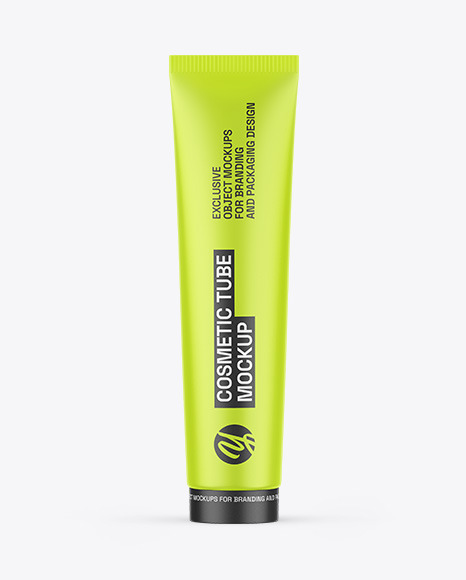 Matte Cosmetic Tube Mockup