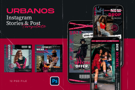 Drago Hype Instagram Template.