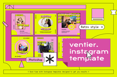 Ventier 90s Instagram Template