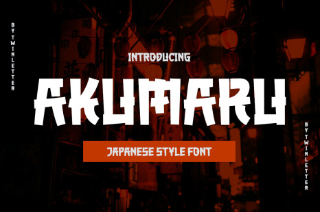 AKUMARU FONT