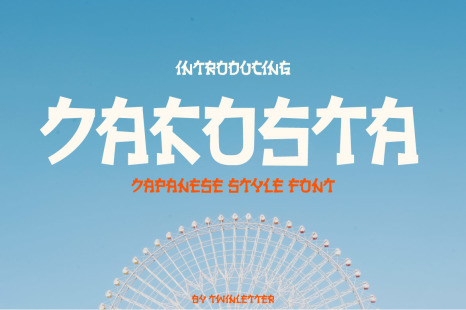JAKOSTA FONT
