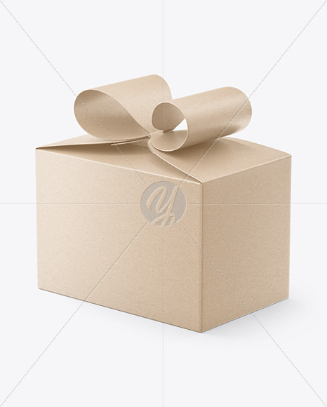 kraft paper gift box presentation