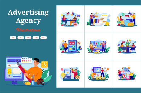 M722_Advertising Agency Illustration_Part 01