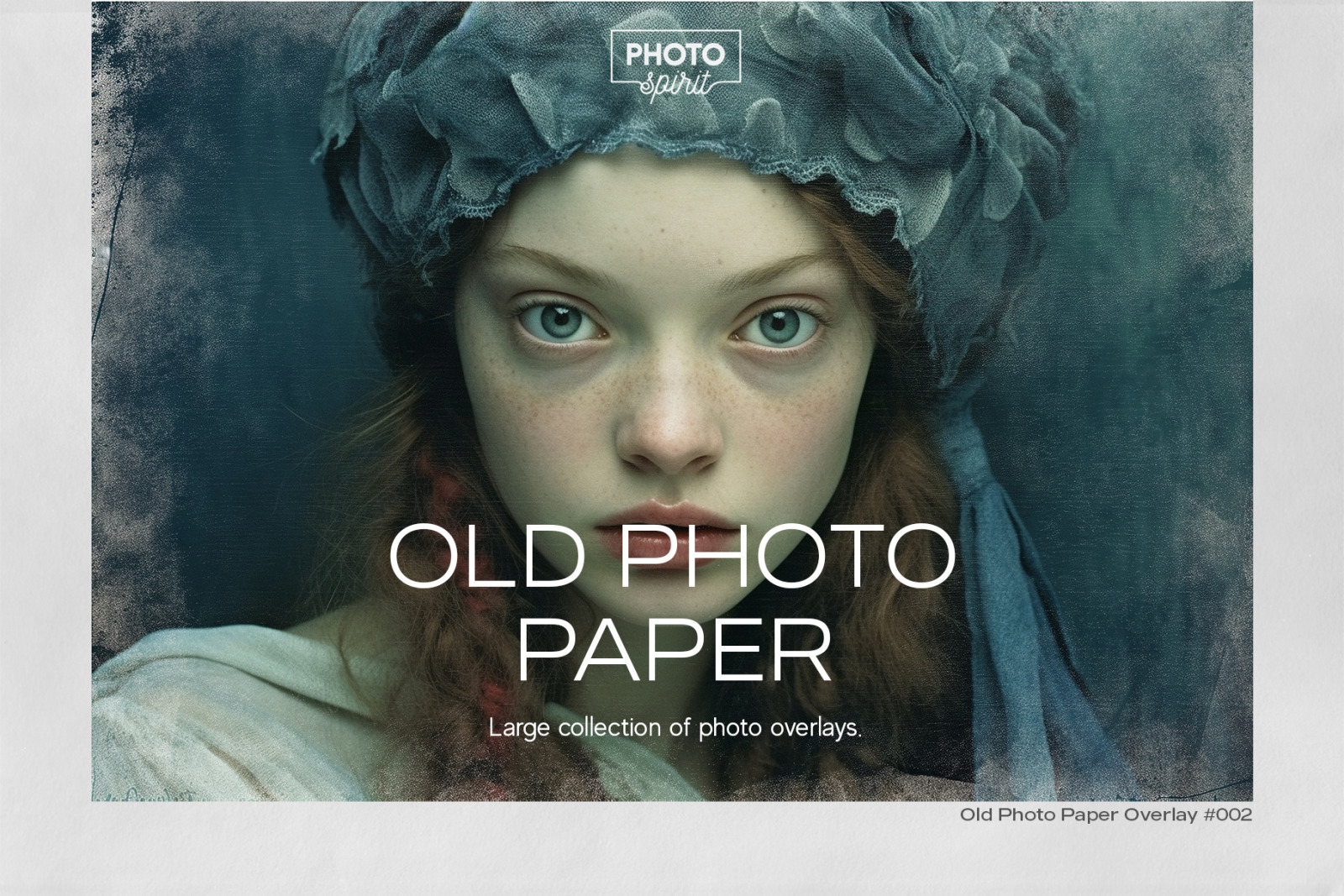Old Photo Paper Effect Overlays on Yellow Images Creative Store