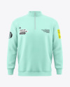 Men’s Zip Sweatshirt Mockup - Front View