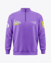 Men’s Zip Sweatshirt Mockup - Front View