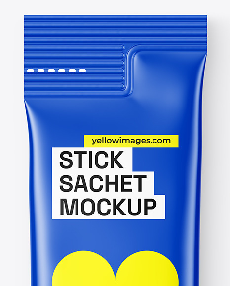 Matte Stick Sachet Mockup