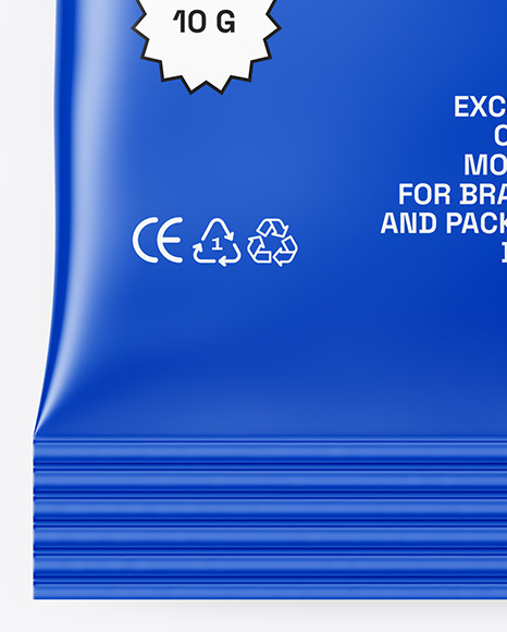 Matte Stick Sachet Mockup