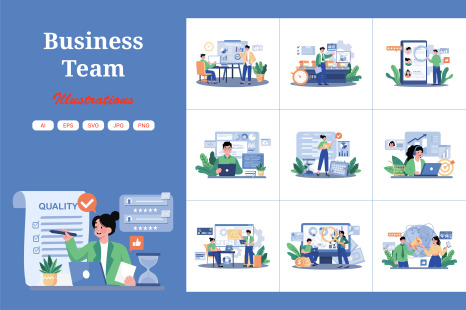 M726_Business Team Illustration_Part 02