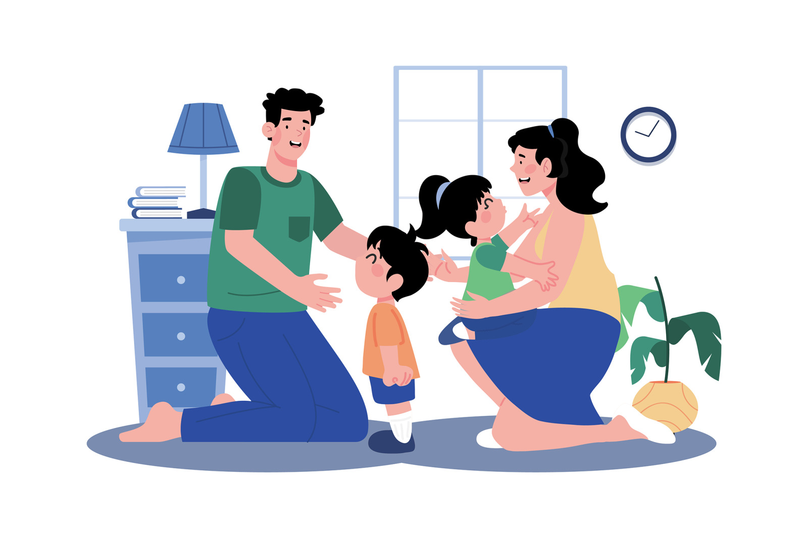 M729_ Multitasking Concept Illustration Pack M729_ Multitasking Concept Illustration Pack