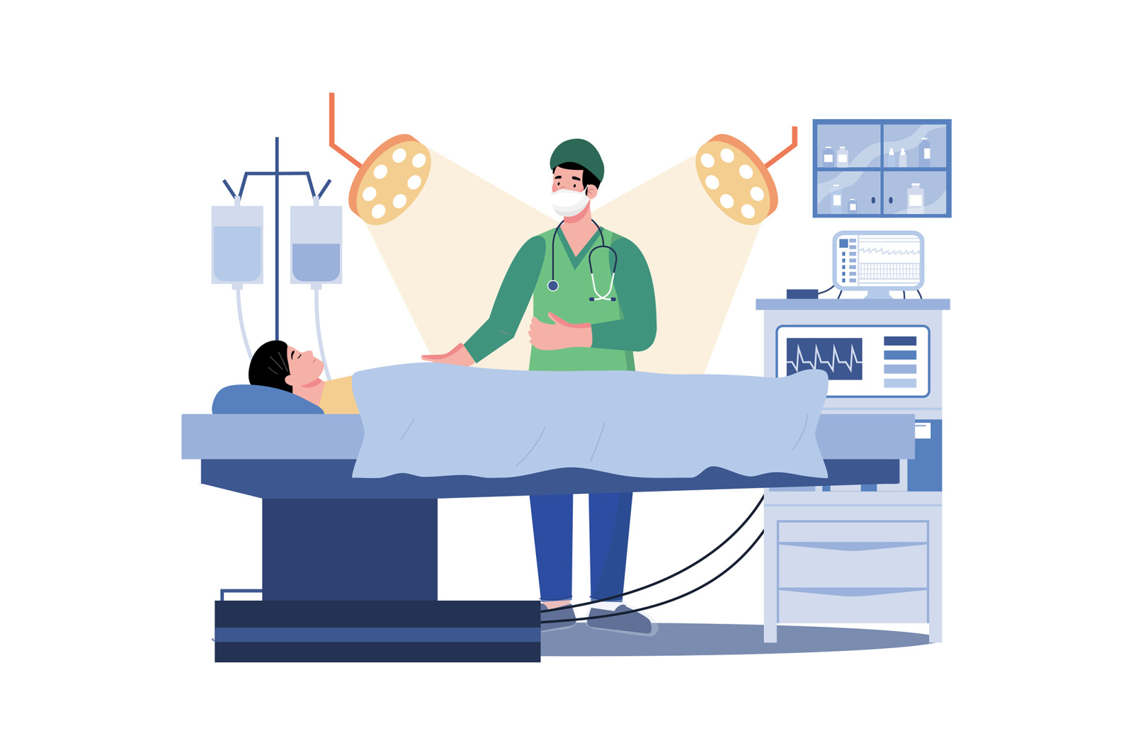 M729_ Multitasking Concept Illustration Pack M729_ Multitasking Concept Illustration Pack