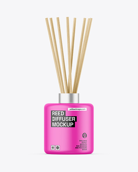 Matte Diffuser Bottle Mockup