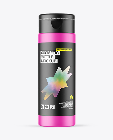 Matte Cosmetic Bottle Mockup