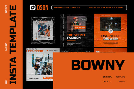 Bowny Urban Instagram Templates