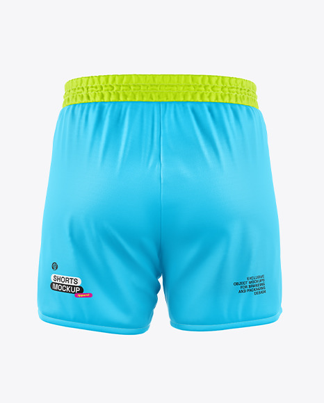 Shorts Mockup – Back View