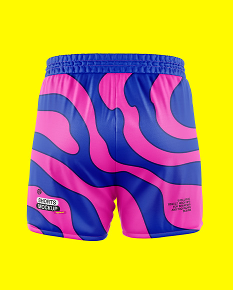 Shorts Mockup – Back View