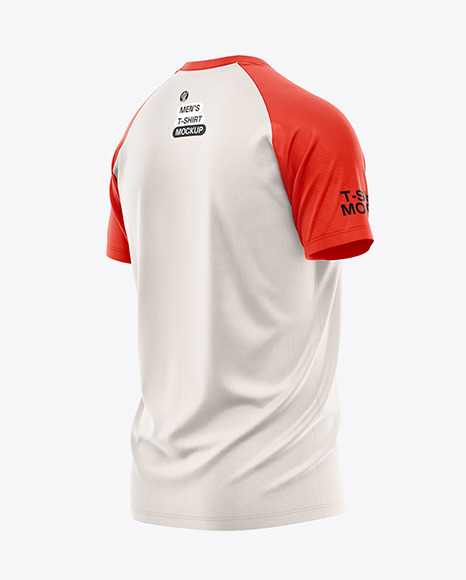 Men’s Raglan T-Shirt Mockup