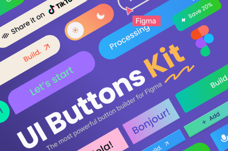 UI Buttons Kit For Figma