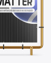 Frame Banner Stand Mockup