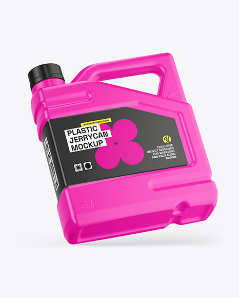 Plastic Jerrycan Mockup