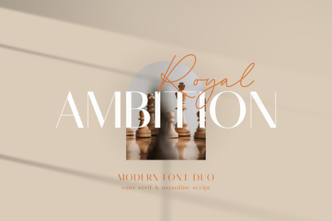 Royal Ambition - Font  Duo