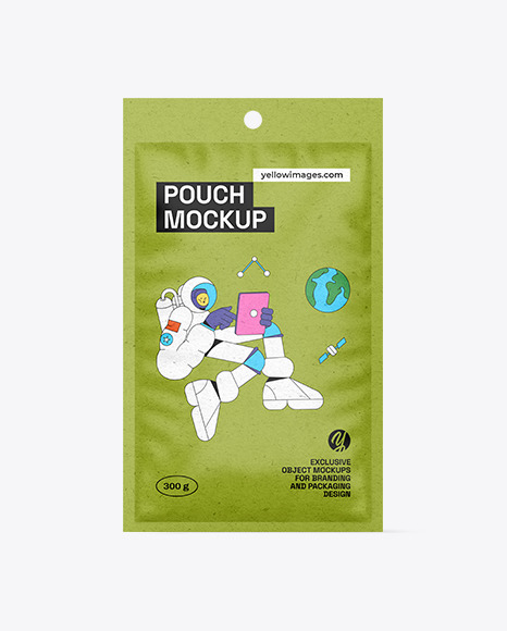 Kraft Paper Pouch Mockup