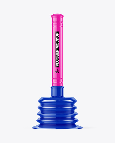 Glossy Plunger Mockup