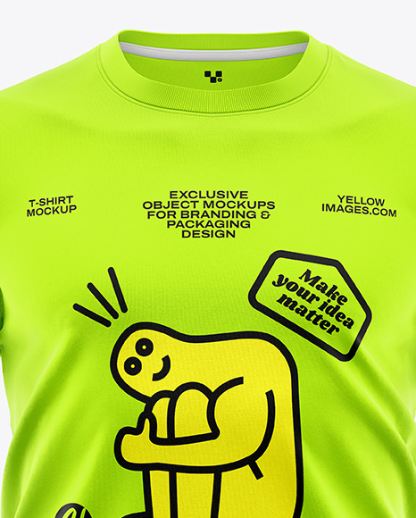 Slim Fit T-shirt Mockup
