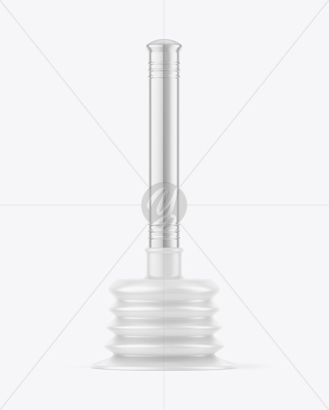 Glossy Metallic Plunger Mockup
